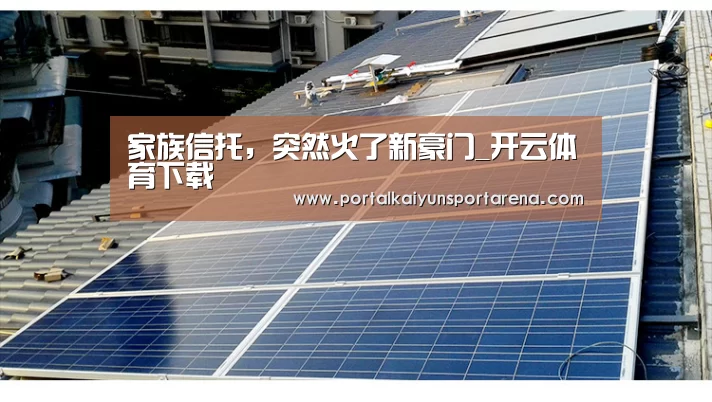 家族信托,突然火了新豪门_开云体育下载(图1) 开云体育下载